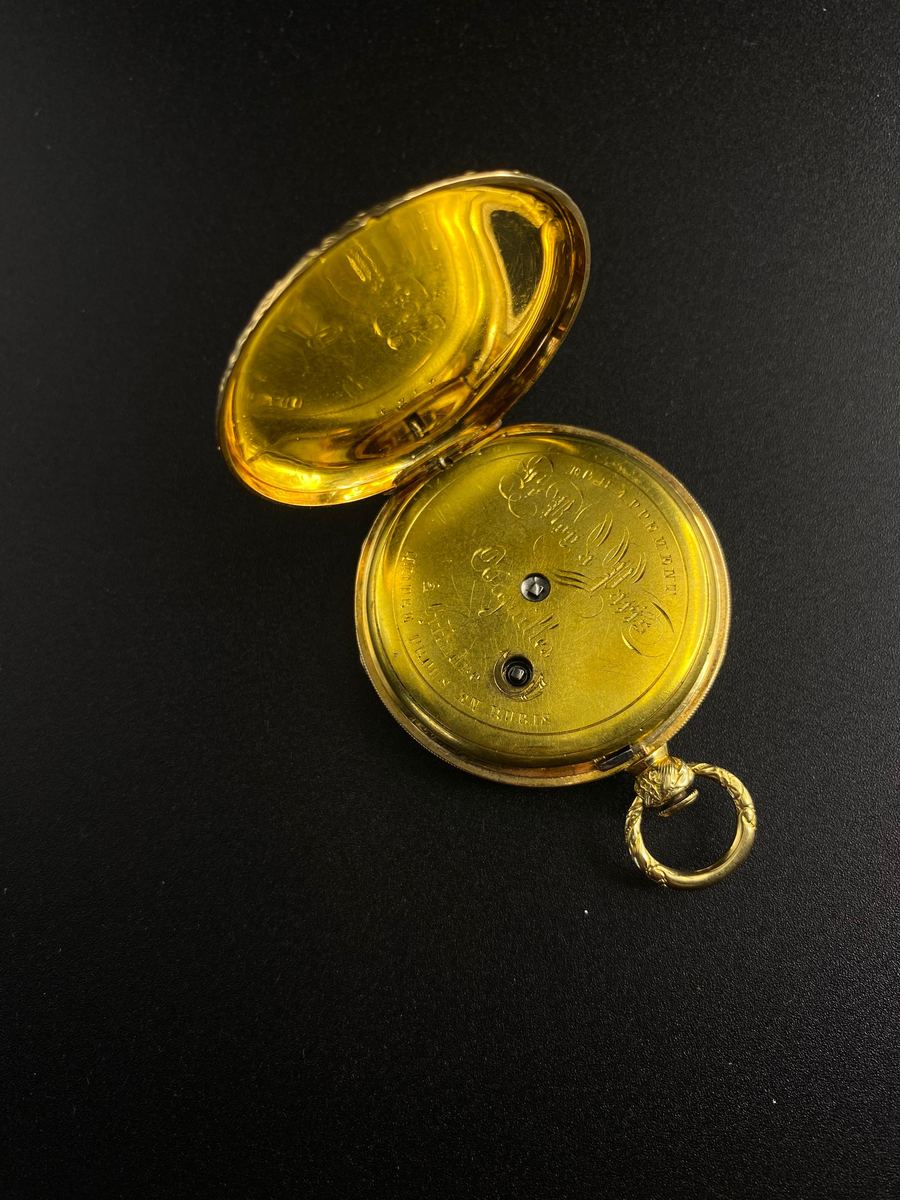 Reloj de Bolsillo Cristal Ámbar
