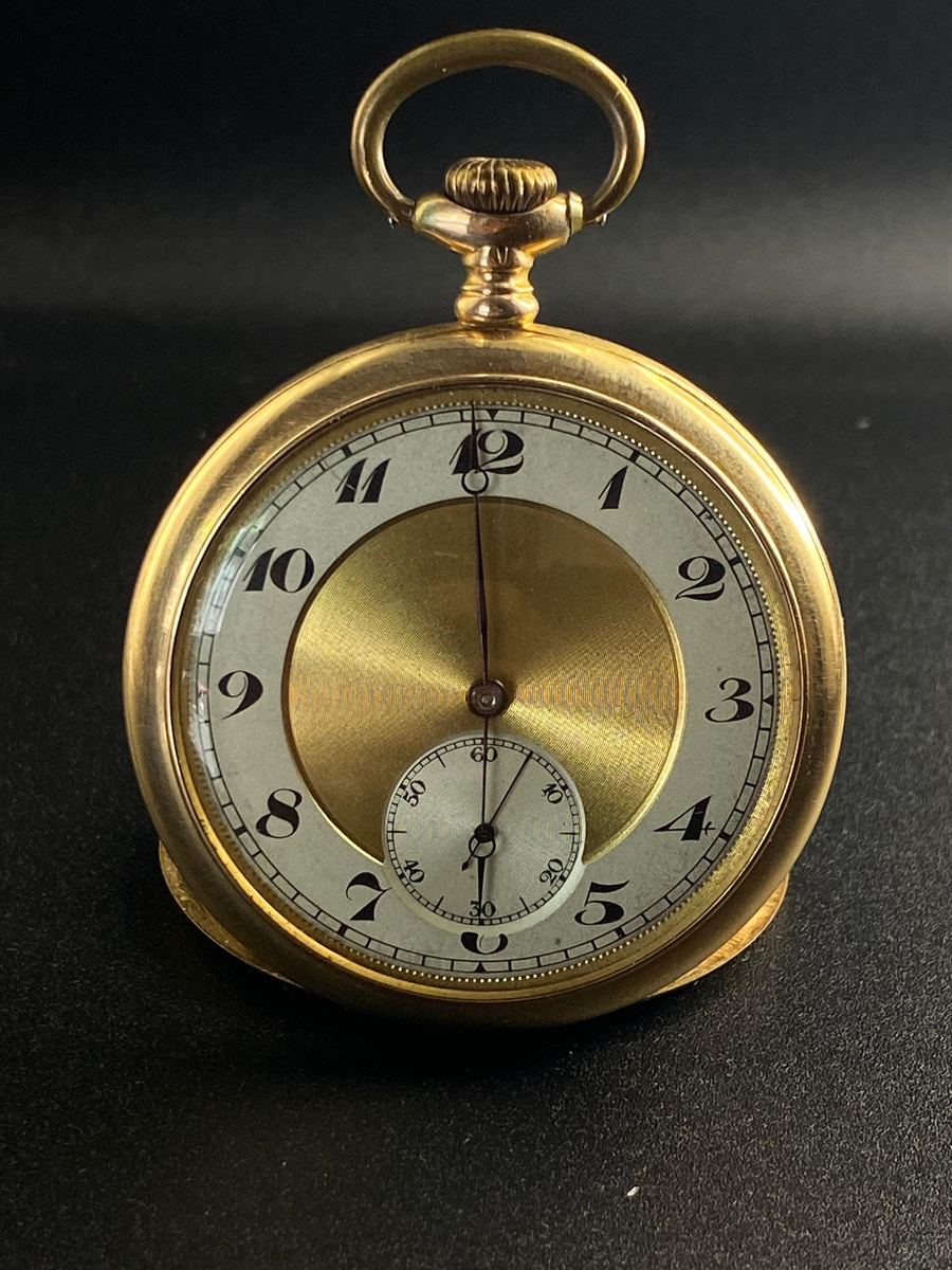 Reloj de Bolsillo Esfera Dorada