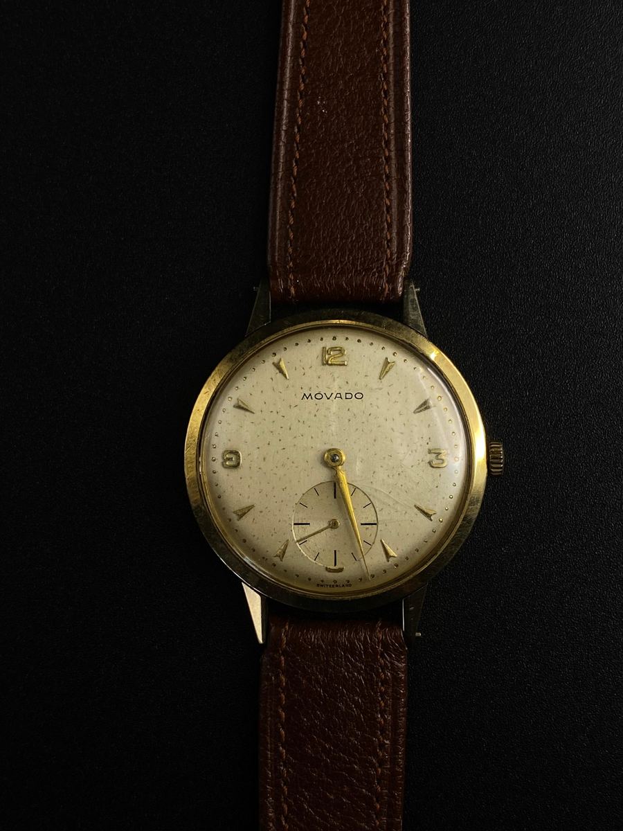 Reloj Oro Marrón Clásico II